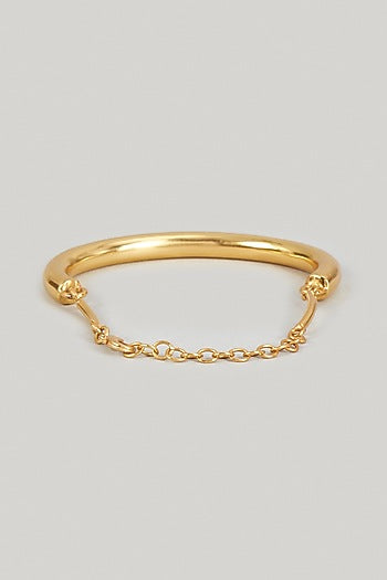 Gold Finish Cuff Bracelet