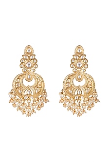Gold Plated Kundan Earrings