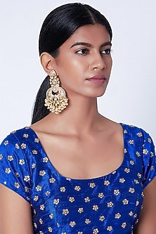 Gold Plated Kundan Earrings