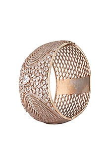 Gold Finish Zircon Bracelets