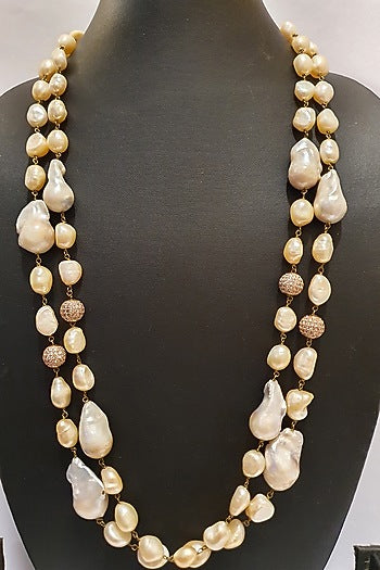 Gold Finish Baroque Necklace