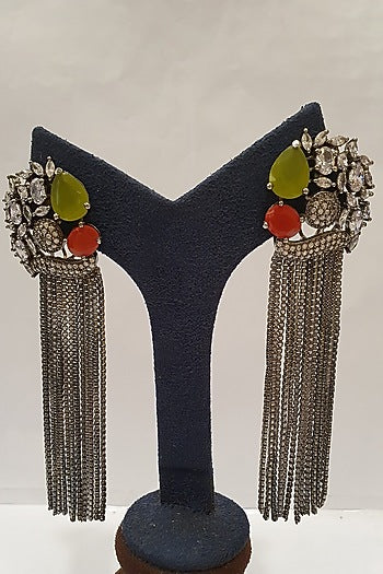 Silver Finish Earrings