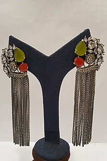 Silver Finish Earrings