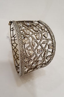 Silver Finish Diamond Bracelet