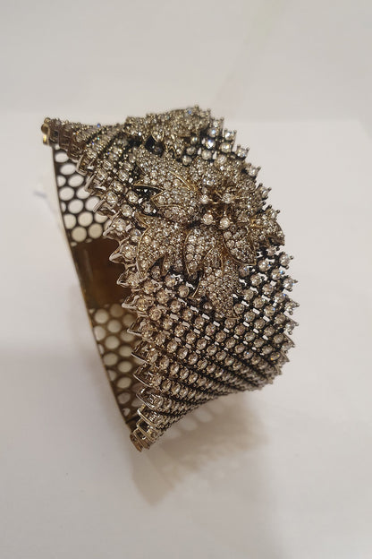 Silver Finish Diamond Bracelet