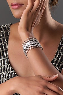 White Finish Zircon Bracelet