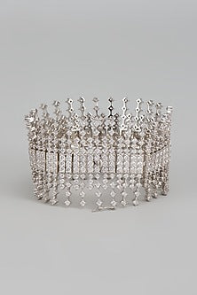 White Finish Zircon Bracelet