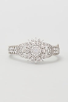 Silver Finish Zircon Bracelet