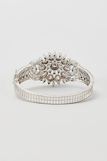 Silver Finish Zircon Bracelet