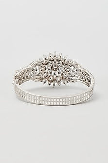 Silver Finish Zircon Bracelet