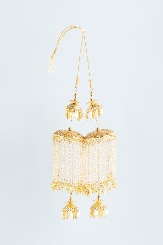 Gold Finish Pearl Kaleeras