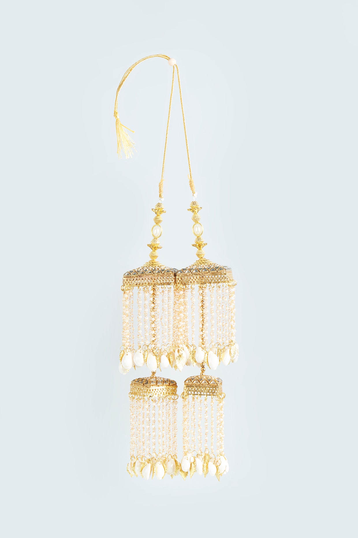 Gold Finish Shell & Pearl Kaleeras