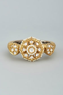 Gold Finish Openable Kada