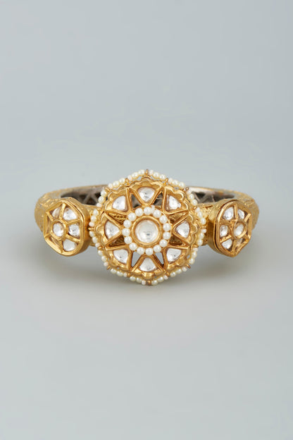 Gold Finish Openable Kada