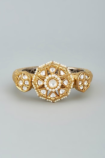 Gold Finish Openable Kada