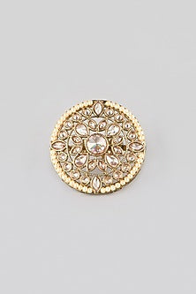Gold Finish Adjustable Ring