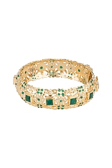 Gold Plated Emerald Kadas