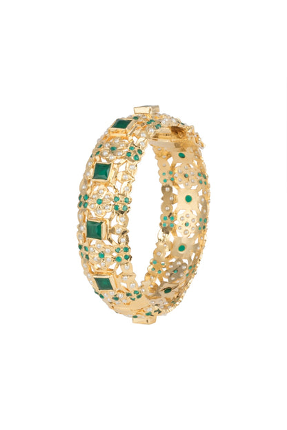 Gold Plated Emerald Kadas