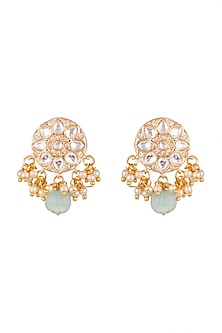Gold Plated Kundan Earrings