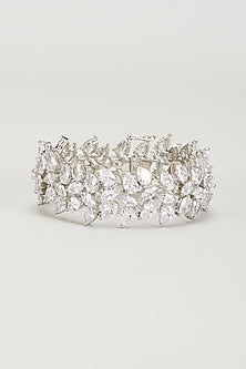 White Finish Zircon Bracelet