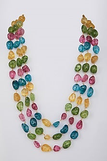 Multi Colored Beaded Necklace