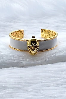 Gold Plated Handcrafted Initial Cuff