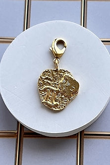 Gold Finish Zodiac Gemini Charm Bracelet