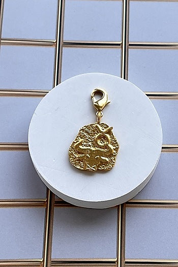 Gold Finish Zodiac Taurus Charm Bracelet