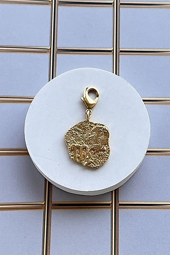 Gold Finish Zodiac Virgo Charm Bracelet