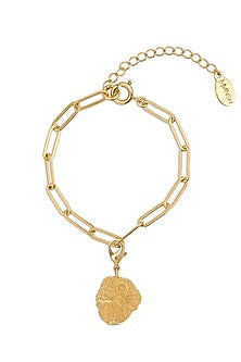Gold Finish Zodiac Scorpio Charm Bracelet