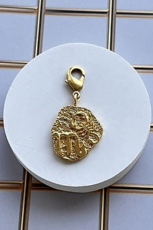 Gold Finish Zodiac Scorpio Charm Bracelet