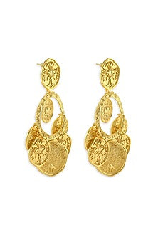 Gold Plated Dangler Earrings