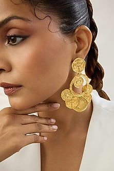 Gold Plated Dangler Earrings