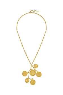 Gold Plated Long Chain Necklace