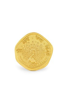 Gold Plated Adjustable Ring