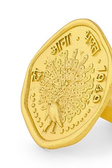 Gold Plated Adjustable Ring