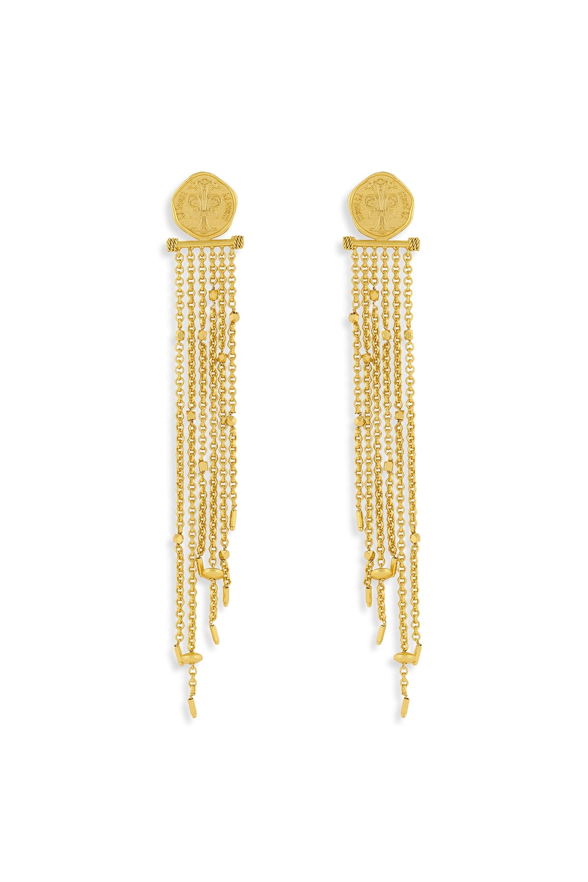 Gold Plated Dangler Earrings