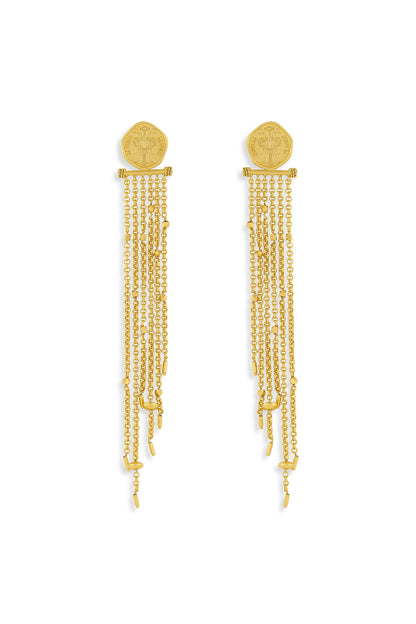 Gold Plated Dangler Earrings