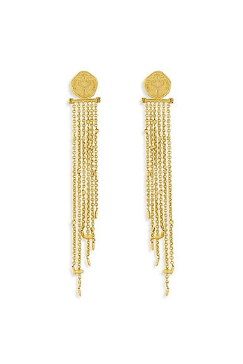 Gold Plated Dangler Earrings