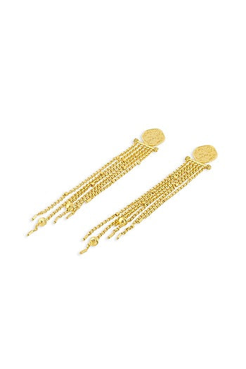 Gold Plated Dangler Earrings