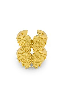 Gold Plated Adjustable Ring