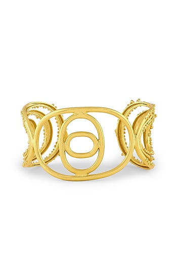 Gold Plated Adjustable Cuff Bracelet
