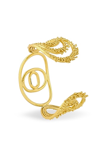Gold Plated Adjustable Cuff Bracelet