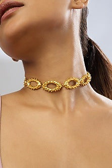 Gold Plated Choker Necklace