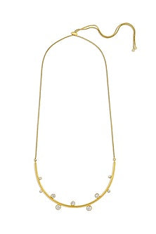 Gold Plated Diamond Necklace
