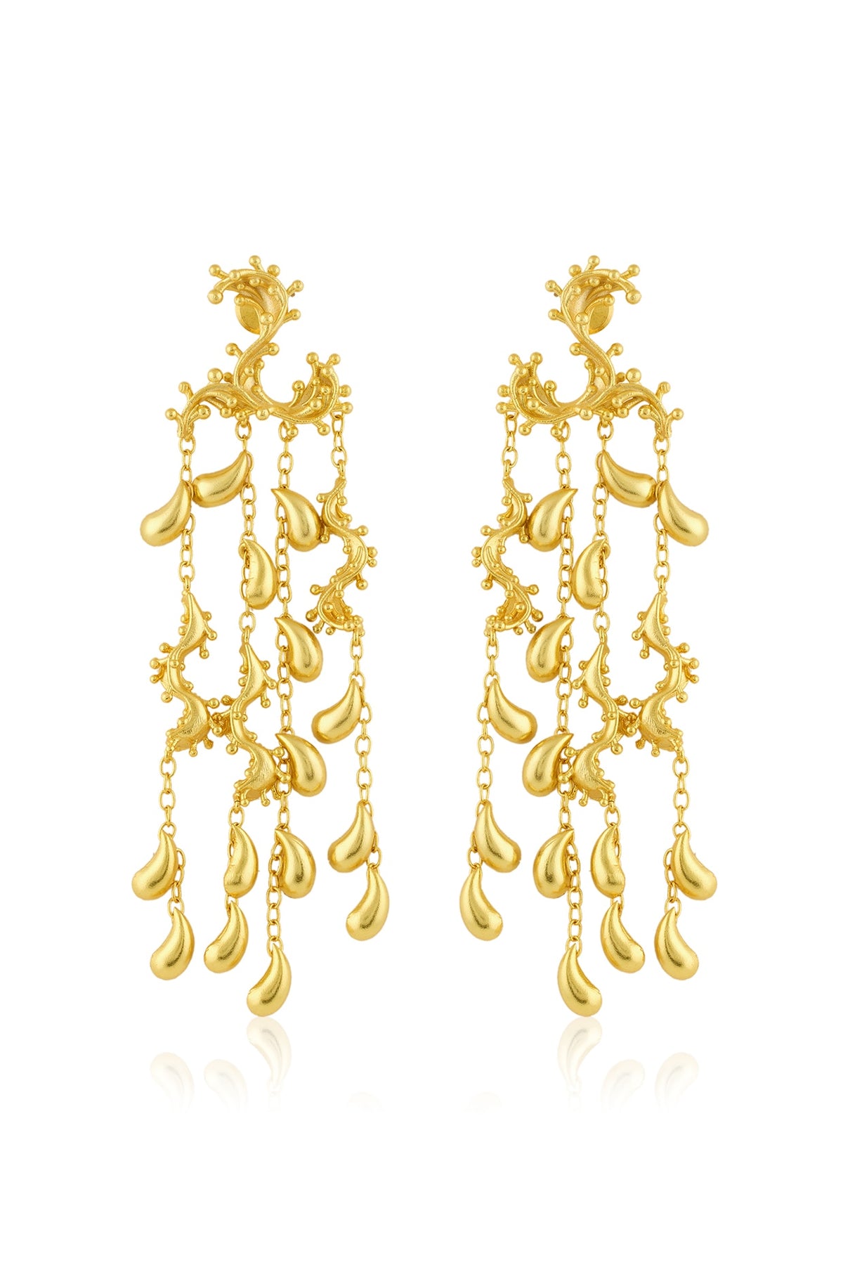 Gold Plated Dangler Earrings
