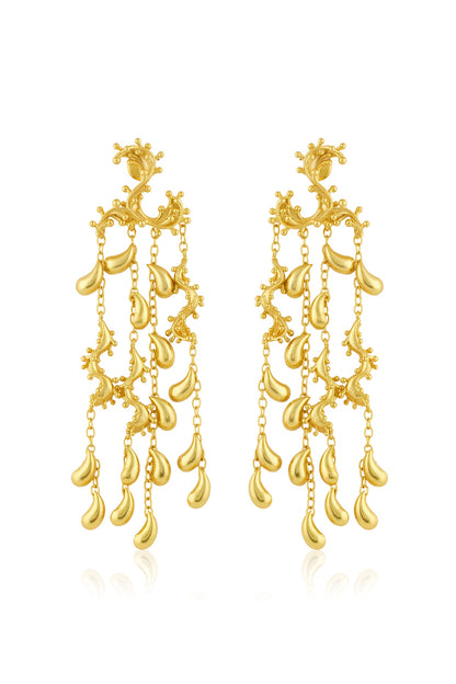 Gold Plated Dangler Earrings