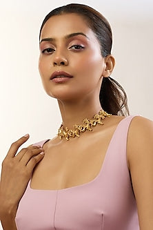 Gold Plated Choker Necklace
