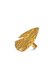 Gold Finish Brass Ring