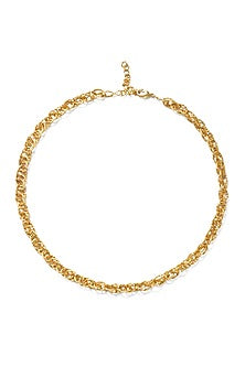 Gold Finish Chain Necklace